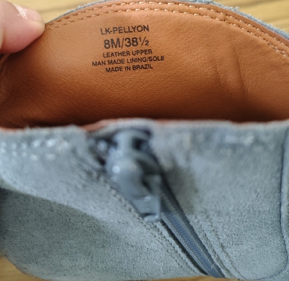 Lucky Brand Blue Leather Ankle Boots - Picture 11 of 11